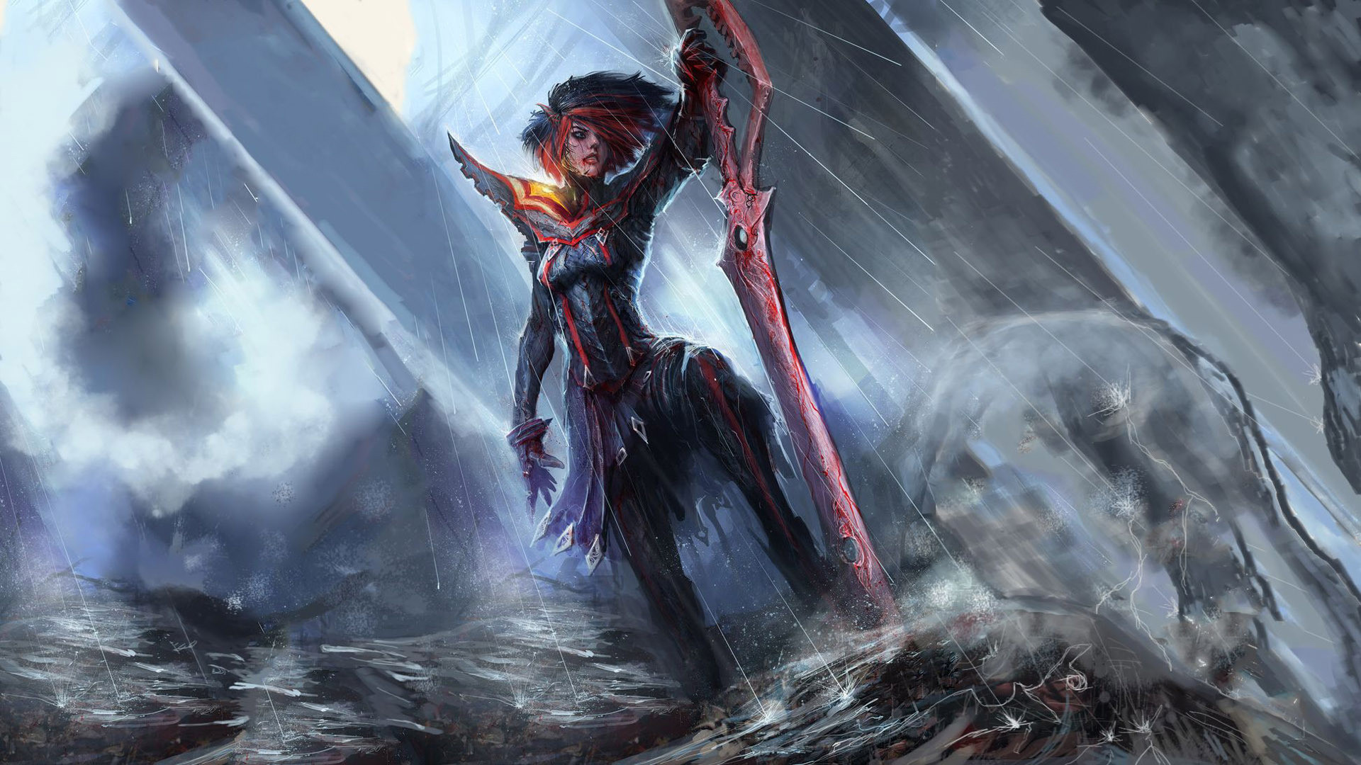 Ryuko Matoi - Kill La Kill HD Wallpaper 1920x1080
