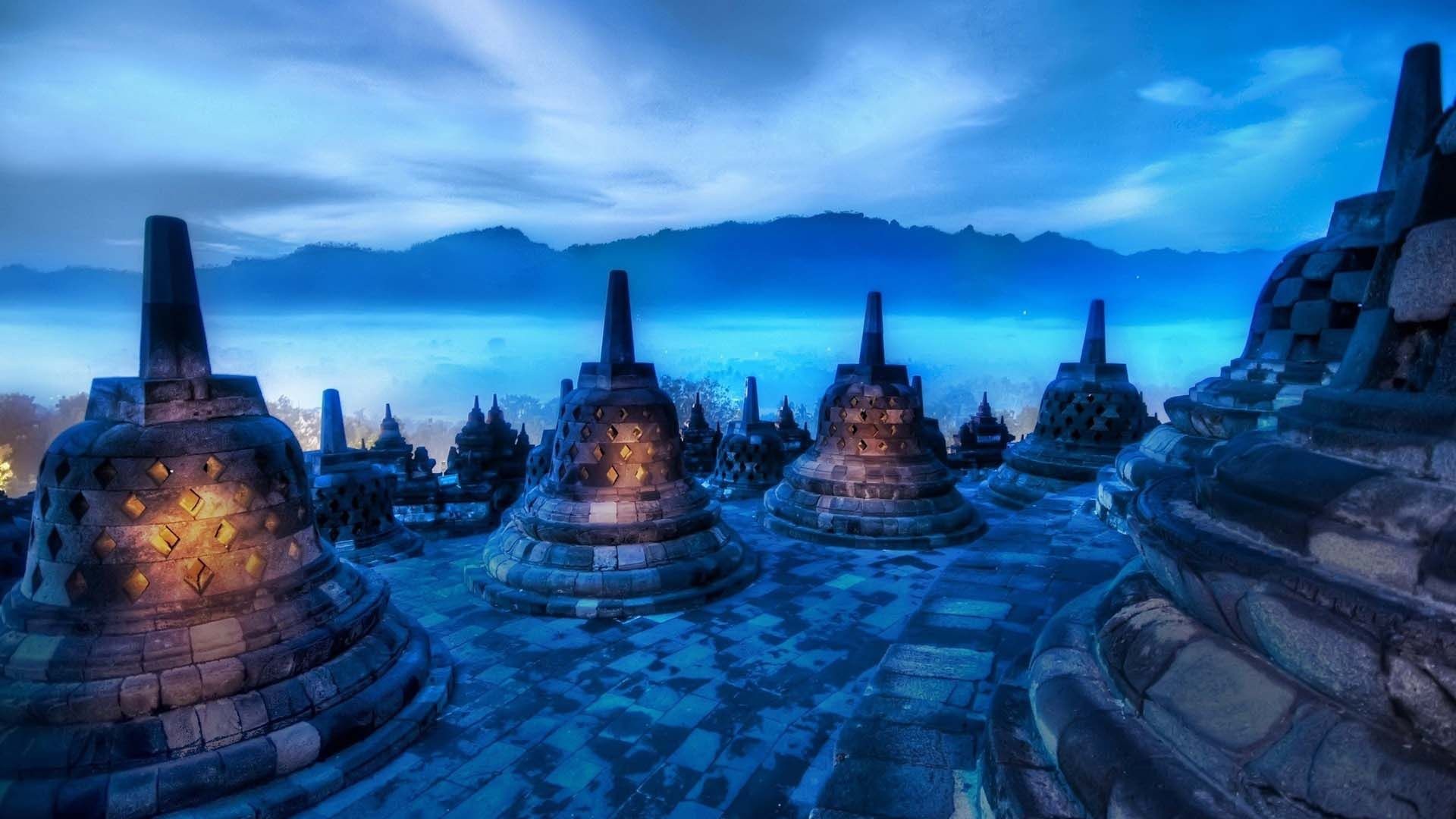Borobudur Temple Desktop Wallpaper | HD Travel Wallpaper Free Download ...