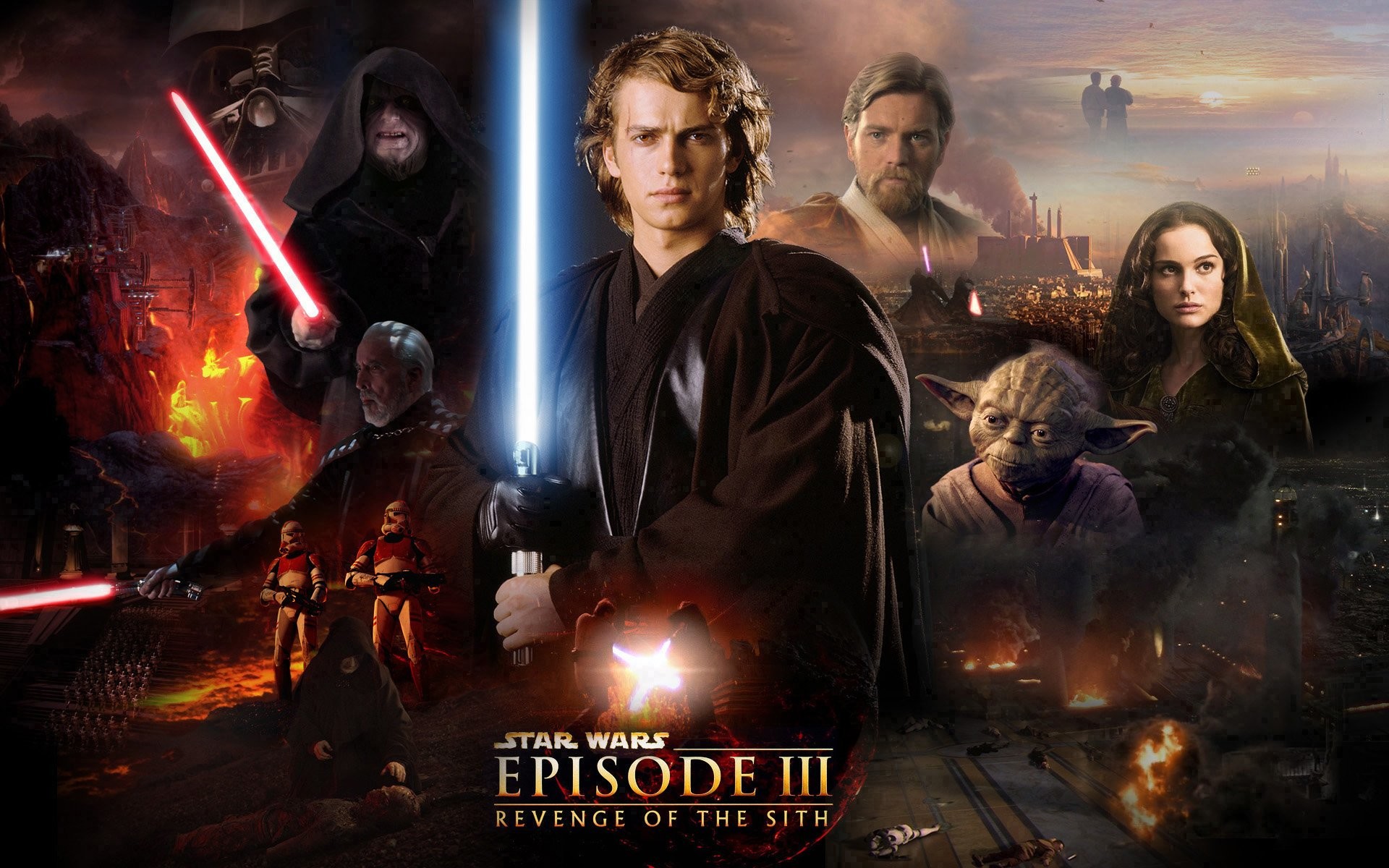 STAR WARS REVENGE SITH sci-fi futuristic action movie film (56) wallpaper |  1920x1200 | 255881 | WallpaperUP