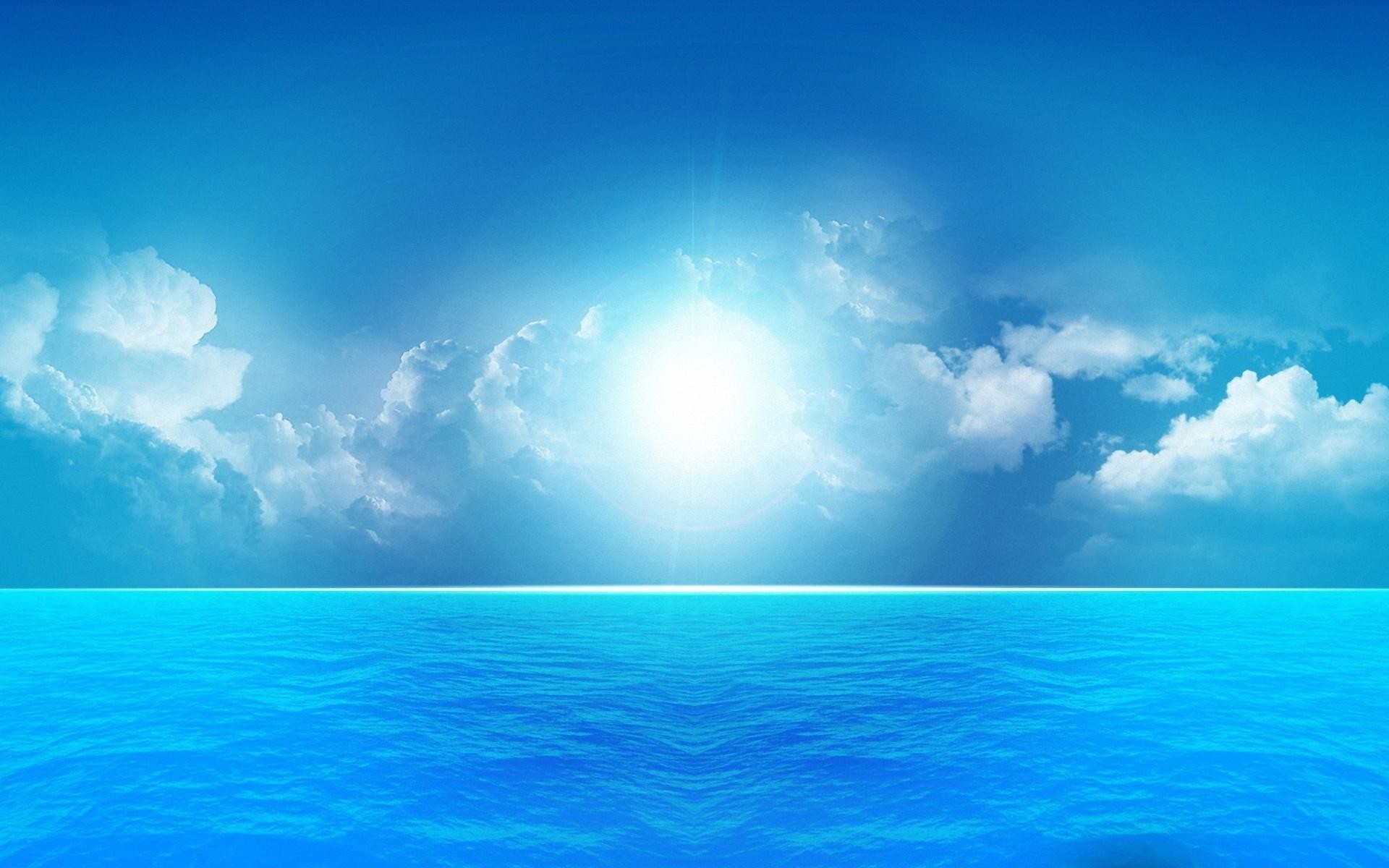 un giorno azzurro in mare