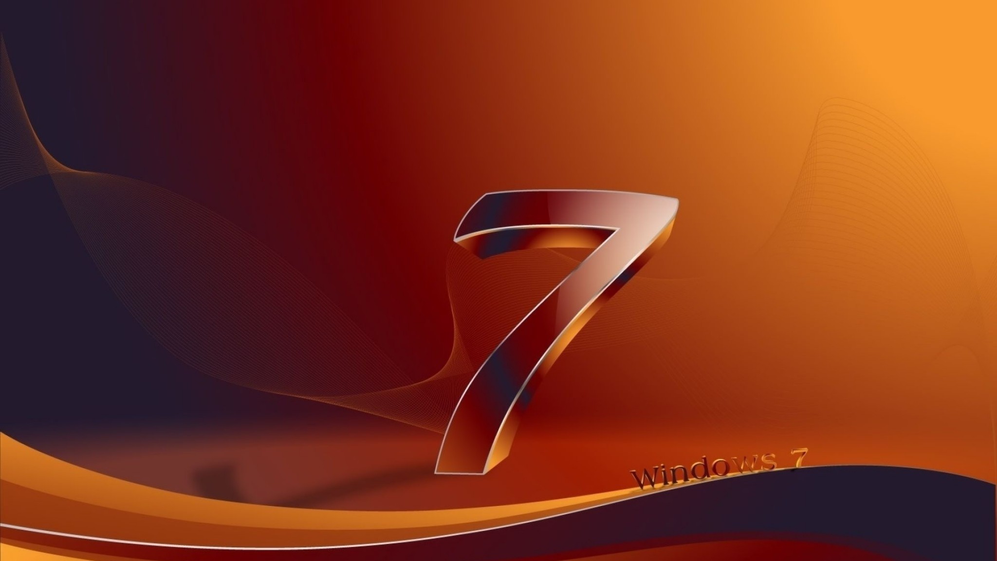 Preview wallpaper windows 7, operating system, seven, modernity 2048x1152